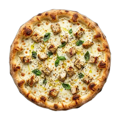 Alfredo Chicken Pizza